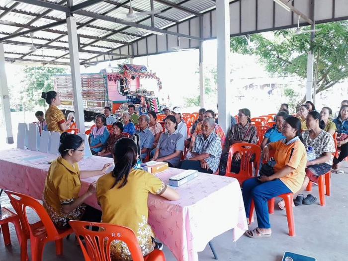 โครงการอสม.รวมใจ ห่วงใยพี่น้อง ร่วมใจป้องกันโรคเบาหวาน ความดันโลหิตสูงในหมู่บ้าน